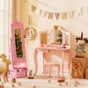 Tangkula 3 In 1 Kids Jewelry Cabinet w/3-Color Lighted Full Length Mirror Internal Mirror - 3 of 4