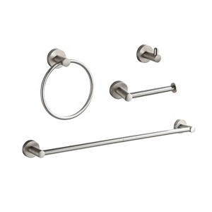 Itopfox Bathroom Accessory Set with Brushed Nickel Finish, 4-Piece Towel Rack and Hardware Set for Modern Bathrooms - 1 of 4