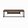47" Paper Veneer Rectangular TV Stand with 1 Open Shelf for Media Storage and 50" Flat Screen TVs for Living Room - 3 of 4