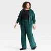 Women's Leisure Studio Mid-Rise Velour Sweatpants - Universal Thread™ - image 3 of 3