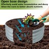 LuxenHome 2ft Round Galvanized Metal Raised Garden Bed Planter Silver - 3 of 4