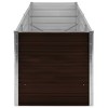 vidaXL Durable Corten Steel Planter - Weather-Resistant Rectangle Raised Bed for Outdoor Planting - 24.4"x11.8"x11.4" - Easy to Assemble Garden Décor - 4 of 4