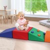 Toddler Climbing Toys,Lightweight Indoor Climbing Set ，5-Piece Foam Climbing Blocks for Crawling and Sliding, Colorful Play Equipment - 3 of 4