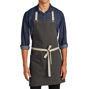 Mafoose Men's Canvas Full-Length Adjustable Neck Two-Pocket Apron - 1 of 4