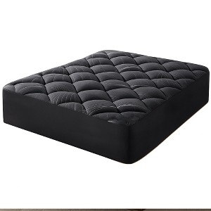 Itopfox King Mattress Topper, Viscose Bamboo Soft Pillow Top Pad, Thick Cover for Back Pain Relief with Deep Pocket - 1 of 4