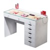 VANITII Diana Vanity Desk, White - 2 of 4
