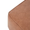 Lyngins Square PU Leather Ottoman,Multi-Functional Ottoman for Coffee Table,Foot Rest for Living Room,Bedroom,Entryway,30"x30"x16" - 4 of 4