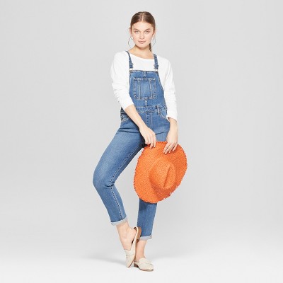 target universal thread denim jumpsuit