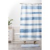 Deny Designs Kelly Haines Watercolor Striped Shower Curtain Blue - 3 of 3