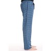 #followme Men's Poplin Pajamas - Buffalo Plaid Pajama Pants for Men with Pockets- Lounge & Sleep PJ Bottoms - 2 of 3