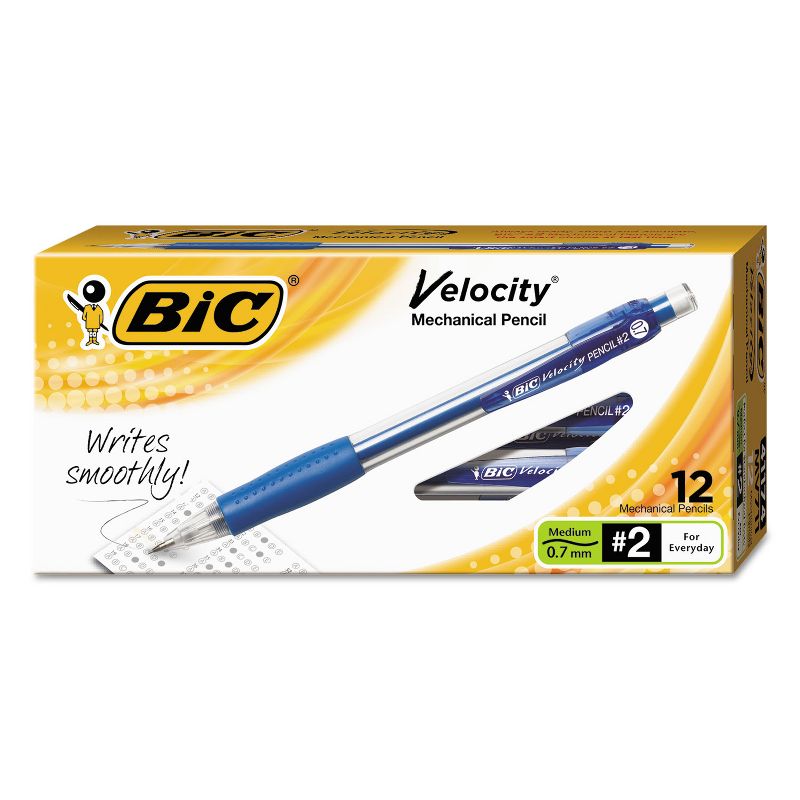 Bic Velocity Original Mechanical Pencil .7mm Blue MV711BK, 1 of 9
