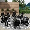 WestinTrends Malibu HDPE Outdoor Patio Folding Poly Adirondack Chair (12-Piece Set) - 2 of 4