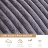 MAXYOYO 3 in 1 Giant Bean Bag Chair for Adult, High-Density Foam Filling, Convertible Sofa Bed, Grey - 3 of 4