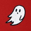 Dalix Ghost Embroidery Relaxed Hoodie Soft Fleece Sweatshirt Drawcord Fit Lounge Mens - 2 of 4