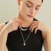Sterling Silver Isabelle Cluster Pendant Chain Necklace - 4 of 4