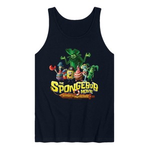 Men's - Spongebob Squarepants - Spongebob: The Search For Squarepants Logo Graphic Tank Top - 1 of 3