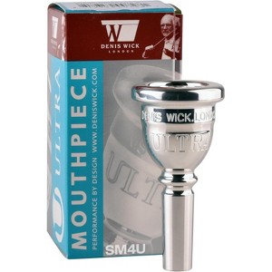 Denis Wick DW5880E-SM4U Silver-Plated Euphonium Mouthpiece, Mead Ultra model - 1 of 4