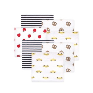 Little Treasure Hudson Baby Cotton Poly Flannel Receiving Blankets 7Pk Multipack - 1 of 1