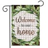 Briarwood Lane Welcome To Our Home Wreath Double-Sided Garden Flag - 2 of 4
