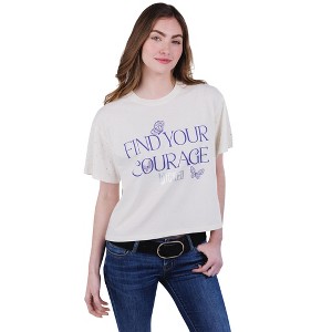 Wicked Cropped Boxy Drop Shoulder T-Shirt Adult - 1 of 4