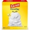 Glad ForceFlex Tall Kitchen Drawstring Trash Bags - Unscented - 13 Gallon - image 2 of 4