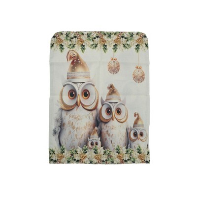 Unique Bargains Dining Chair Slipcovers Faux Linen Beige 22.44 " x 18.11 " 1Pcs