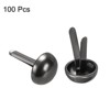 Unique Bargains Corrosion Resistance Light Weight Durable Arts and Crafts Brads 100 Pcs - 3 of 4