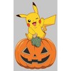 Juniors Womens Pokemon Halloween Pikachu Jack-O'-Lantern T-Shirt - 2 of 4