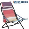 Folding Beach Chair with Headrest - Lightweight Portable Foldable Recliner - 4 of 4