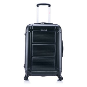 InUSA Pilot Lightweight Hardside Medium Checked Spinner Suitcase  - 1 of 4