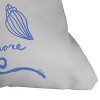Deny Designs Athenesatelier She Sells Sea Shells Coastal Square Indoor Throw Pillow - 3 of 4