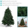 Sunnydaze Indoor Artificial Unlit Majestic Pine Full Christmas Tree with Metal Stand and Hinged Branches - 6' - Green - 2 of 4