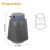 Unique Bargains Bathroom Kitchen Pump Ceramic Foaming Soap Dispenser 13.5oz - 2 of 4