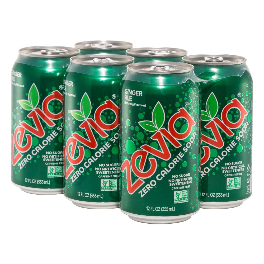 UPC 894773001117 product image for Zevia Ginger Ale Zero Calorie Soda - 6pk/12 fl oz Cans | upcitemdb.com