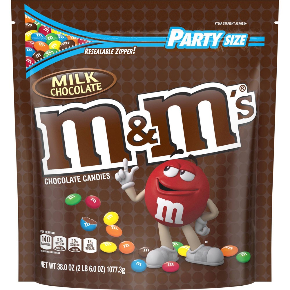 UPC 040000324386 product image for M&m's Milk Chocolate Candy Party Size - 42oz | upcitemdb.com