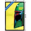 Trends International Star Wars: Archetype - Boba Fett Helmet Framed Wall Poster Prints - 3 of 4