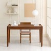 MH London Sapna 54" Solid Wood Writing Desk - 3 of 4