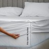 LISM 100% Cotton Fitted Sheet Deep Pocket Fitted Sheet, Fits Mattress Upto 16" - 3 of 4