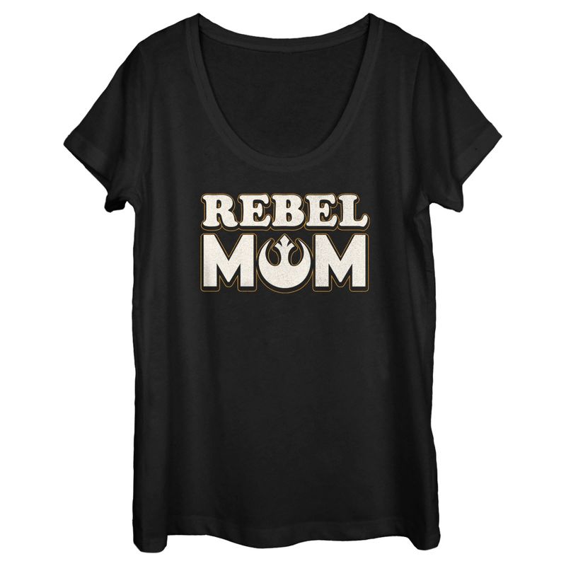 Women's Star Wars Rebel Mom T-Shirt, 1 of 5