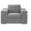 NicBex Woven Accent Chair,Upholstered Living Room Chairs with Removable Backrest and Steel Legs,Cozy Armchair,Accent Chairs for Living Room - 2 of 4