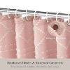 LunaLulinlk Pink Shower Curtains,Heavy-Duty Mold/Mildew-Resistant - 3 of 4