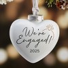 Personalization Mall We're Engaged Deluxe Heart Ornament - 2 of 4