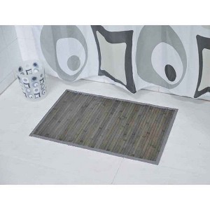 Evideco French Home Goods Bathroom Rug Bamboo Floor Mat 32"L x 20"W - 1 of 4