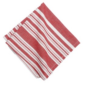 C&F Home Warner Scarlet Woven Reversible Napkin Set of 6 - 1 of 4