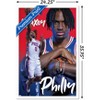 Trends International NBA Philadelphia 76ers - Tyrese Maxey 24 Framed Wall Poster Prints - 3 of 4