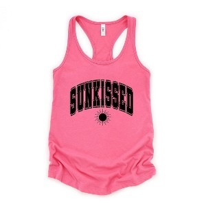 Simply Sage Market Women's Sunkissed Varsity Sun Graphic Racerback Tank - 1 of 2