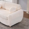 Vynxaria Oversize 2-Seater Loveseat Couch Solid Wood Frame, Comfortable Cushions, Easy Assembly, Timeless Style - 4 of 4