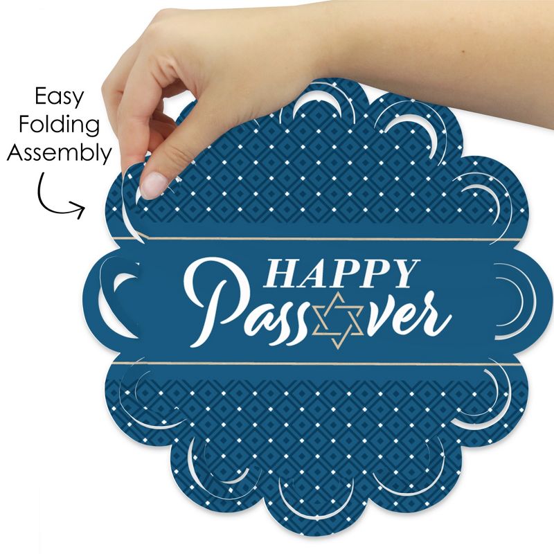 Big Dot of Happiness Happy Passover - Pesach Jewish Holiday Party Round Table Decorations - Paper Chargers - Place Setting For 12, 6 of 10