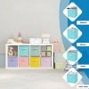6-Piece Drawer-Style Multi-Color Storage Boxes with Handles Eco-Friendly,Odorless,Durable,and Breathable - 4 of 4
