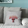 NCAA Texas Tech Red Raiders 16" Heather Gray Sweatshirt Pillow - 4 of 4